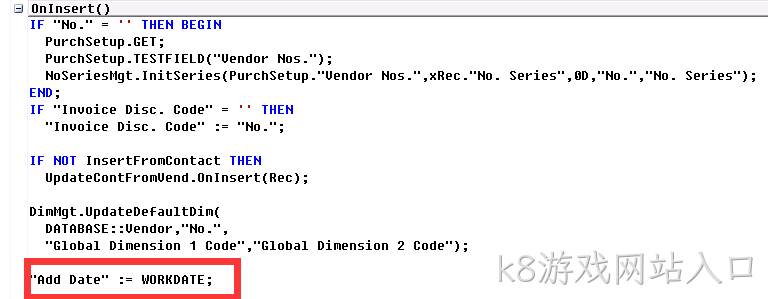 Dynamics NAV 2013字段设置初始值-003